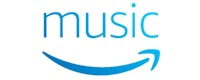 the amazon music logo on a white background