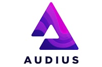 the logo for audius
